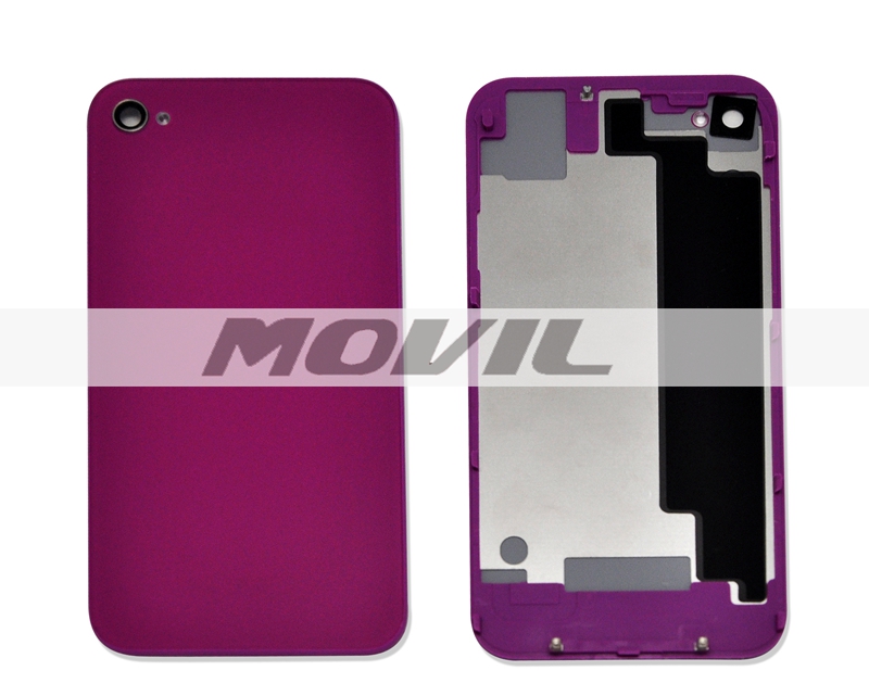 color optional Best OEM quality for iPhone 4G back housing cover rear cover replacement purple with logo